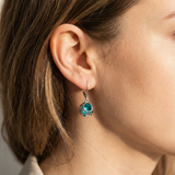 AQUA JAR EARRINGS (PAIR)