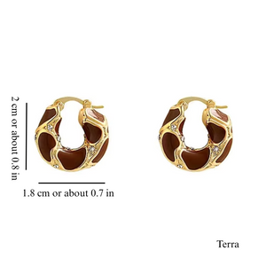 WOODLAND AURA HOOPS (PAIR)