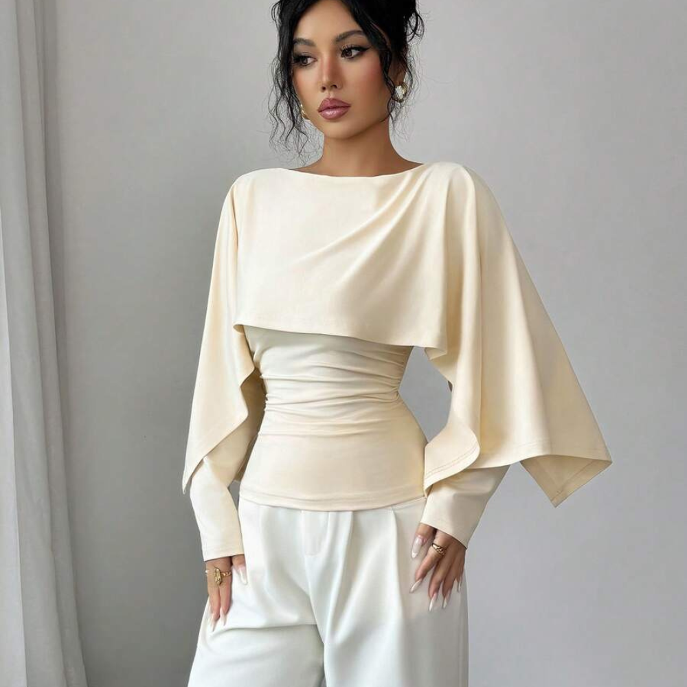 Adelina™ | Cape Overlay Top