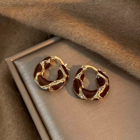 WOODLAND AURA HOOPS (PAIR)