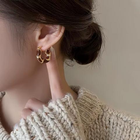 WOODLAND AURA HOOPS (PAIR)