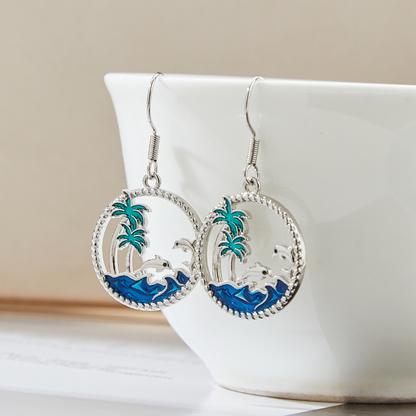 SEA BREEZE DOLPHINE EARRINGS (PAIR)