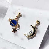 ASTRONAUT & PLANET EARRINGS (PAIR)