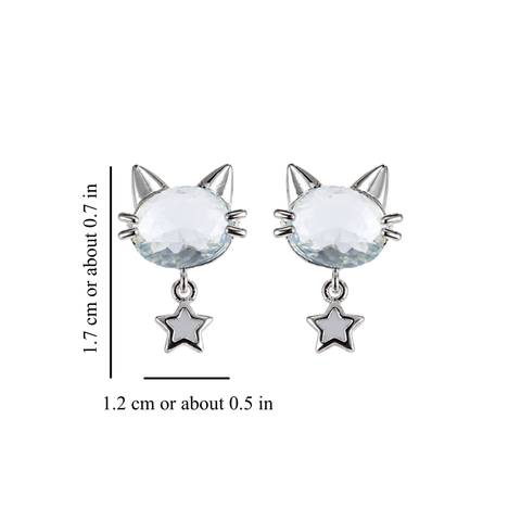 STAR CAT EARRINGS (PAIR)