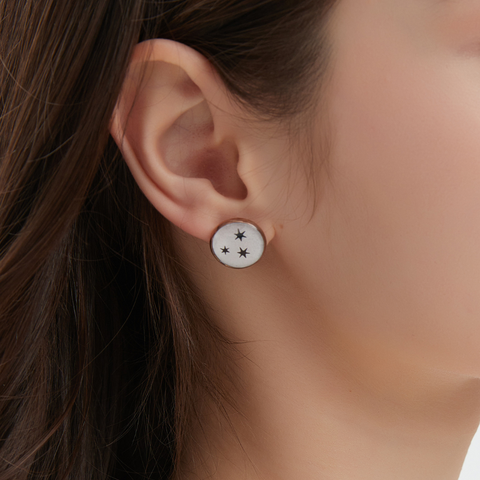 LITERARY STAR EARRINGS (PAIR)