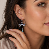 BLUE DRAGONFLY EARRINGS (PAIR)