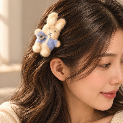 TEDDY HAIR CLIP