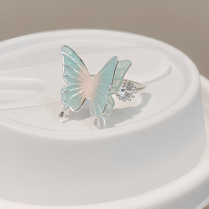 PASTEL BUTTERFLY RING (ADJUSTABLE)