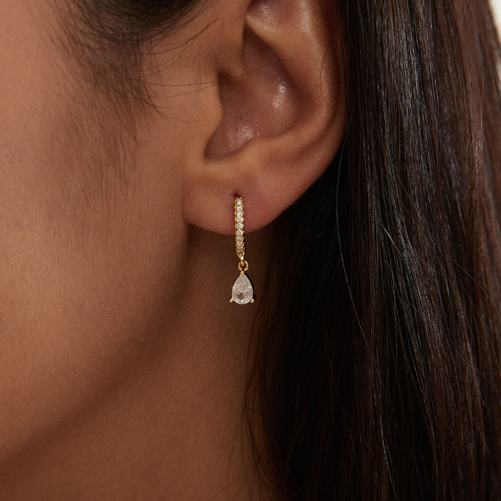 BRIDAL DIAMOND EARRINGS (PAIR)