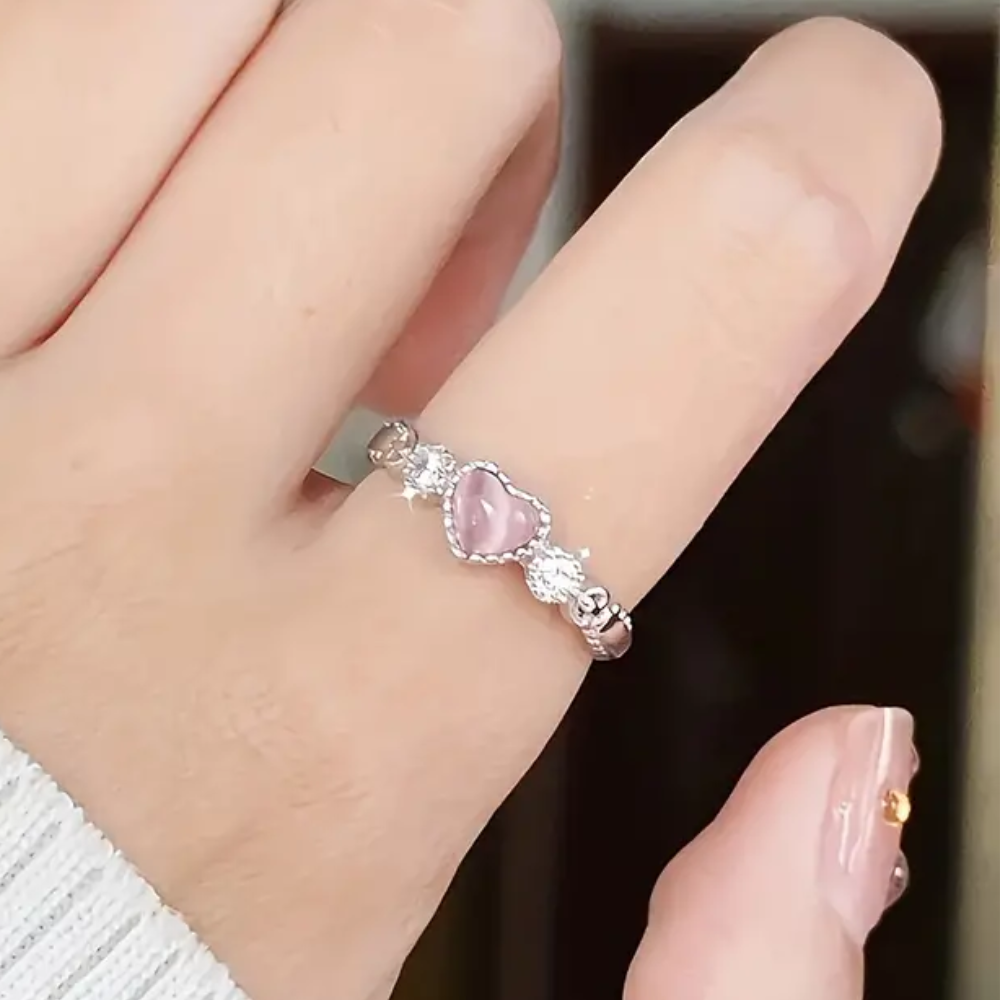 CHERISH HEART RING (ADJUSTABLE)