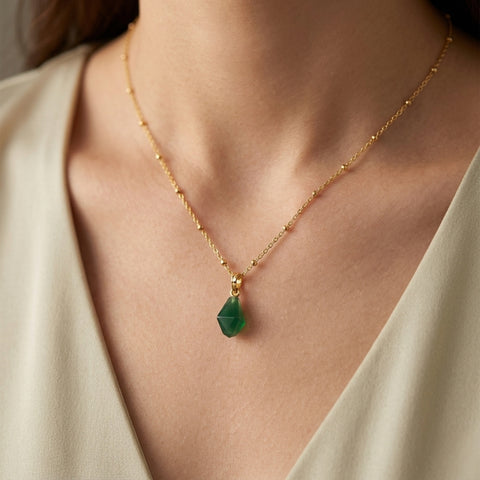 TEARDROP JADE NECKLACE