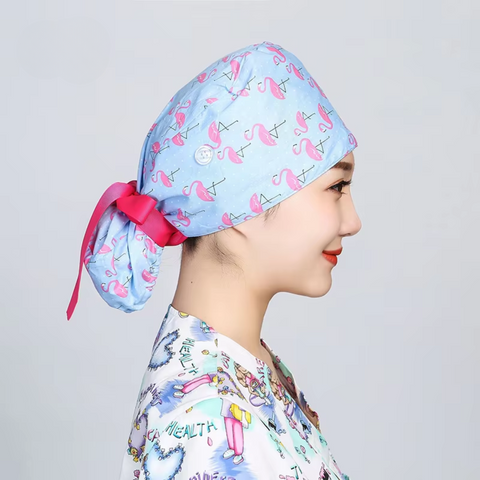 PONYTAIL SCRUB CAP