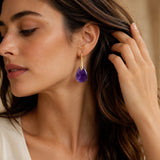 AMETHYST TWILIGHT EARRINGS (PAIR)