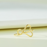 INFINITY HEART NOSE RING