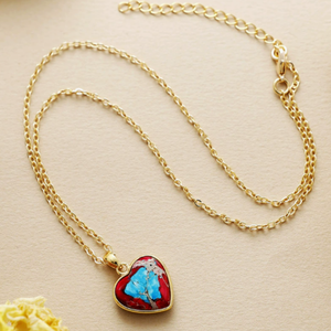 HEART STONE NECKLACE