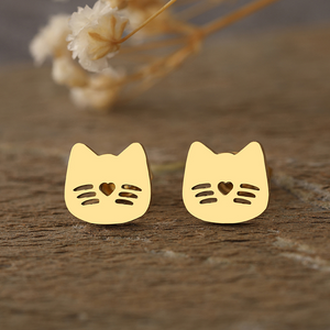 CUTE CAT EARRINGS (PAIR)