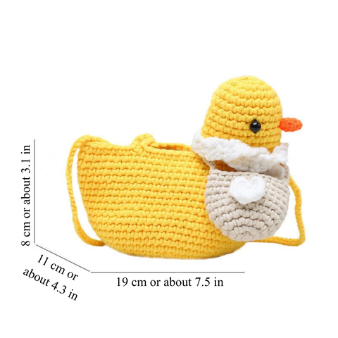 CROCHET DUCK BAG