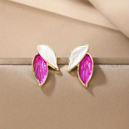 SIMPLE LEAF EARRINGS (PAIR)