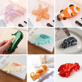 SEA ANIMALS HAIR CLIPS