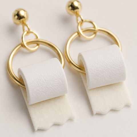 TISSUE PAPER EARRINGS (PAIR)