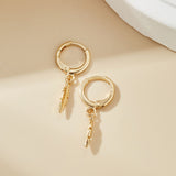TINY FEATHER EARRINGS (PAIR)
