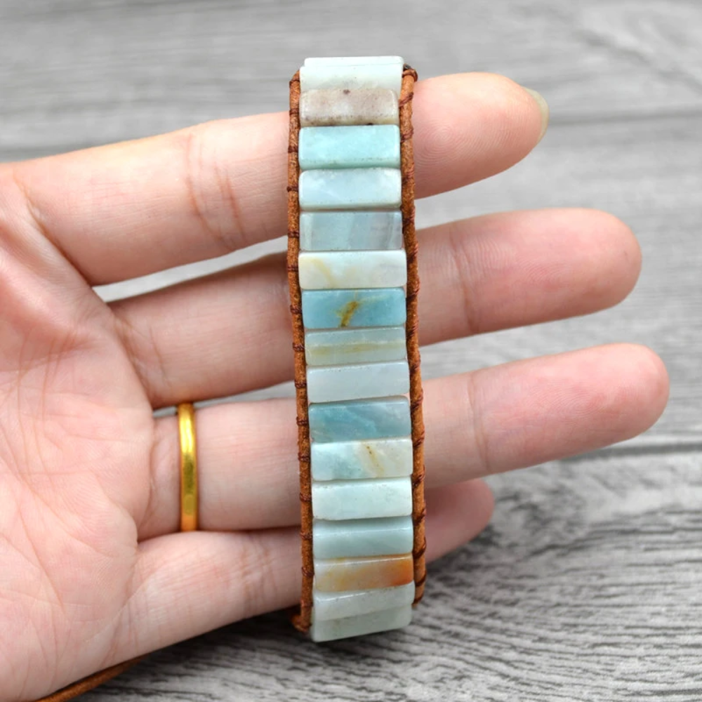 AMAZONITE BRACELET (ADJUSTABLE)