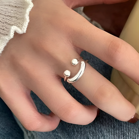 SMILEY MOOD RING (ADJUSTABLE)