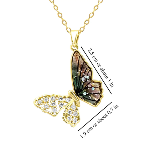BUTTERFLY WINGS NECKLACE