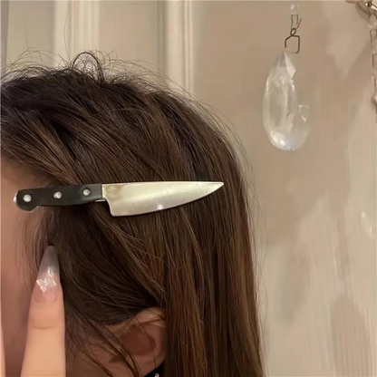 KNIFE HAIR CLIP