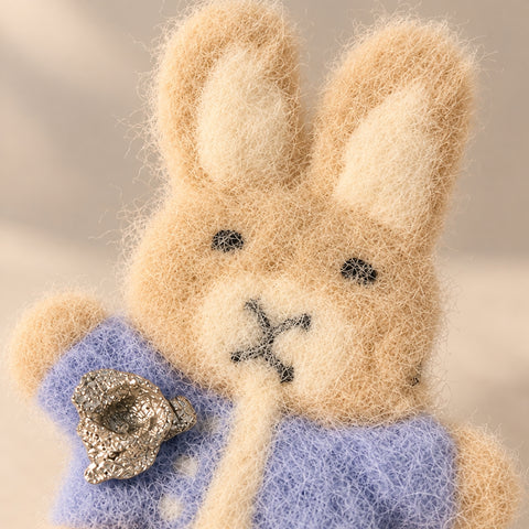 TEDDY HAIR CLIP
