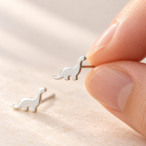 FOSSIL DINO STUDS (PAIR)