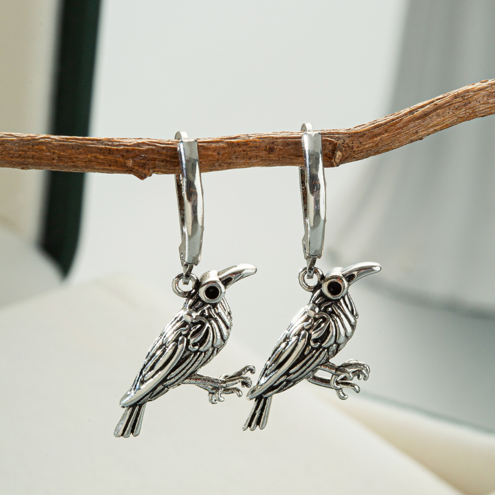 Sparrow Bird Charm Antiqued Sterling Silver Sparrow Bird Charm Antiqued Sterling Silver