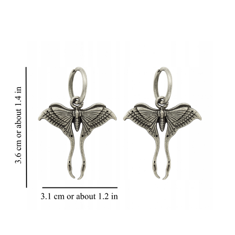 LUNAR MOTH EARRINGS (PAIR)