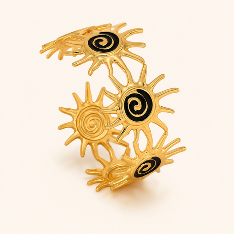 SUNBURST SPIRAL CUFF