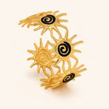 SUNBURST SPIRAL CUFF