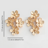 FORGET-ME-NOT FLORAL STUDS (PAIR)