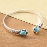 TURQUOISE BOHO BANGLE (ADJUSTABLE)