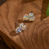 RAINBOW BUBBLE STUDS (PAIR)