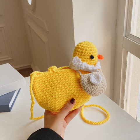 CROCHET DUCK BAG