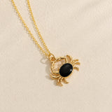 EMERALD CRAB NECKLACE