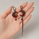 BLOOD MOON GOTHIC EARRINGS (PAIR)