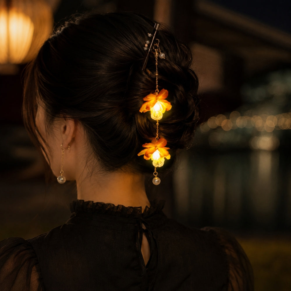 LumaBloom™ | Glowing Hair Pin Lanterns