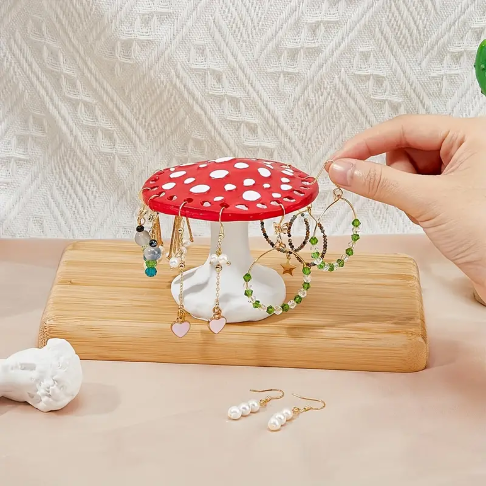 MUSHROOM EARRINGS HOLDER