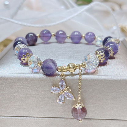 HEALING AMETHYST BRACELET (ADJUSTABLE)