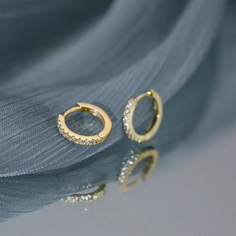 HUGGIE HOOP EARRINGS (PAIR)