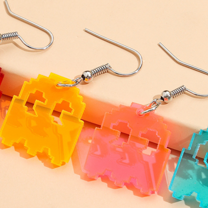 PACMAN EARRINGS (5 PAIRS)