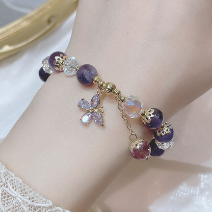 HEALING AMETHYST BRACELET (ADJUSTABLE)