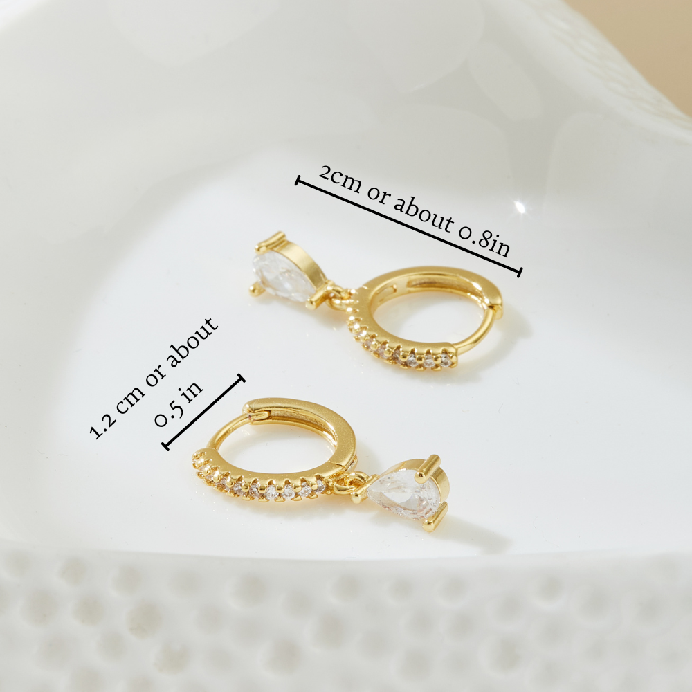 BRIDAL DIAMOND EARRINGS (PAIR)