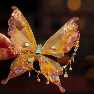 IRIDESCENT BUTTERFLY HAIR CLIP