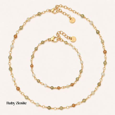 RAW EMERALD GEMSTONE SET